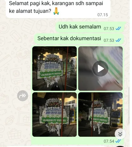 Pengiriman Papan Bunga Selamat Tambora