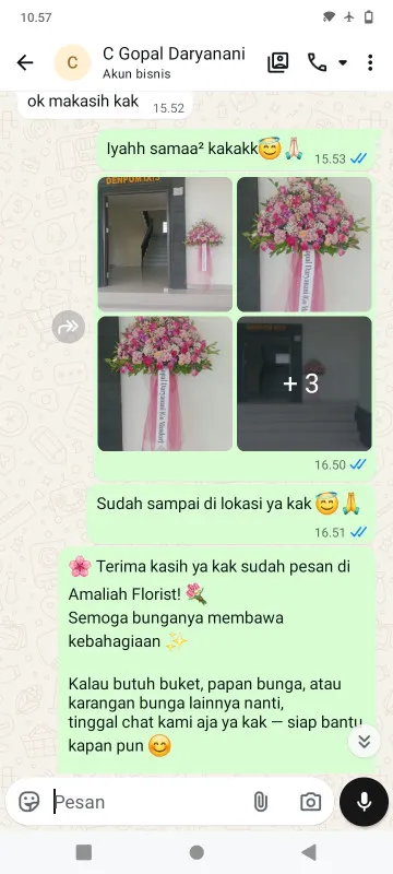 Pengiriman Karangan Bunga Tambora